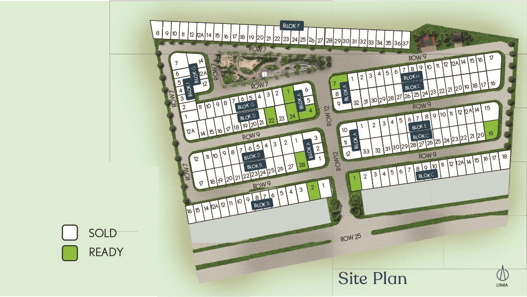 Site Plan Cluster Cluster Valencia Sidoarjo